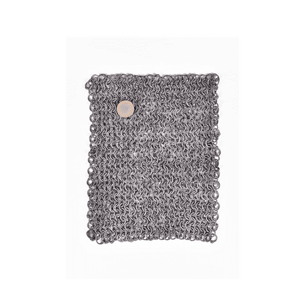 Chain Mail Square Piece 20cm X 20cm from Aluminium ID 8mm Riveted