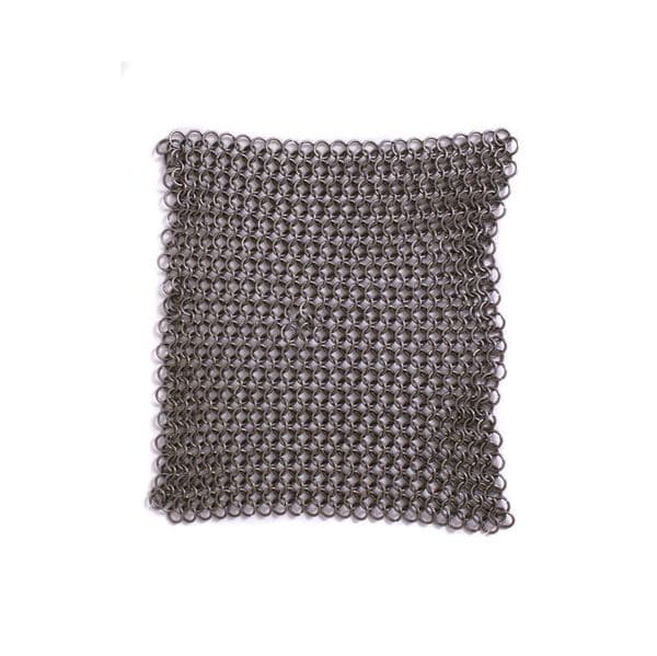 Chain Mail Square Piece, Butted Spring Steel Rings 8mm I.D,