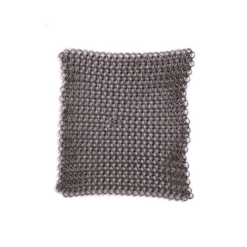 Chain Mail Square Piece, Butted Spring Steel Rings 8mm I.D,