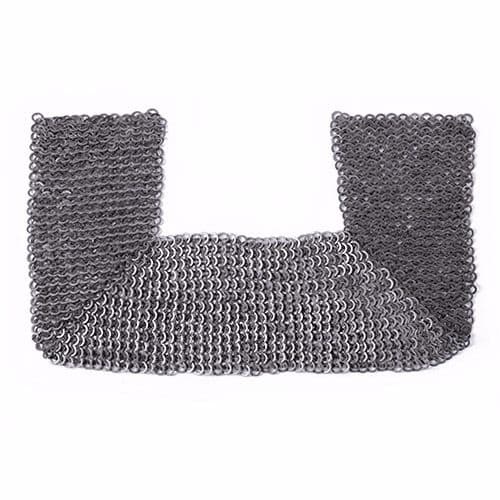 Chainmail Collar,Riveted Round Rings, 8mm I.D