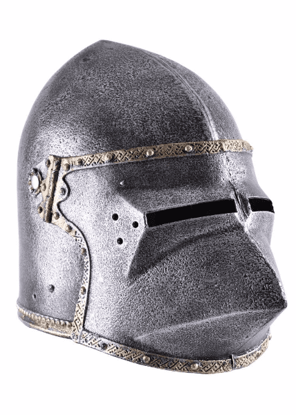 Child's Knight Helmet ( Houndskull) With Hinged Visor, Plastic
