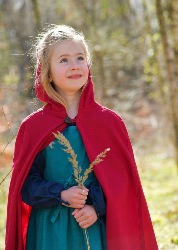 Child's Medieval Hooded Cloak,