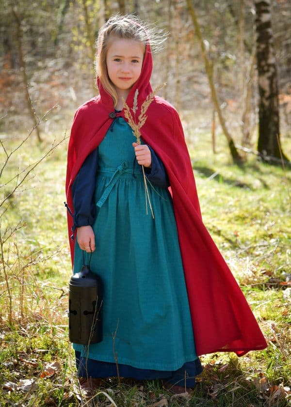 Child's Medieval Hooded Cloak,