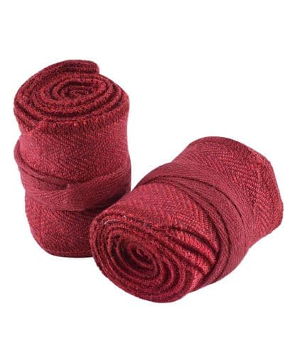 Child's Viking Leg Wraps with Herringbone Pattern