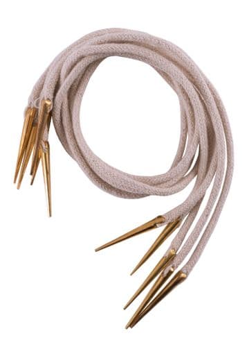 Cords With Brass Ends 'Aiguillette' to attach to Clothing