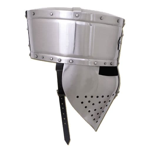 Crusader Templar Helmet 1200 AD, 1.6mm Steel
