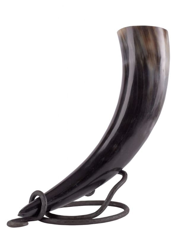 Curled Drinking Horn Stand Small or large