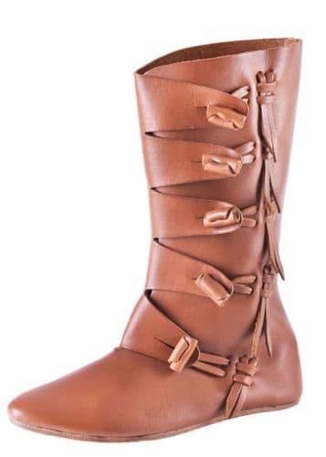 Early Medieval Viking Boots with Toggles