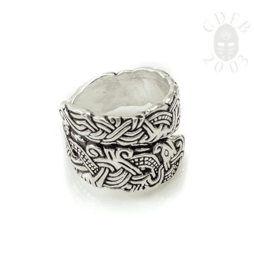 Finger Ring "Thorleif" Silver Plated,