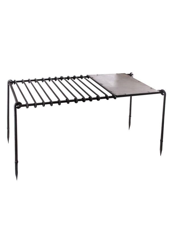 Foldable Grill and Cooking Frame