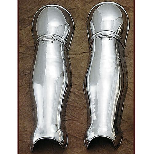 Folding Greaves ( Leg Armour) ,Steel,
