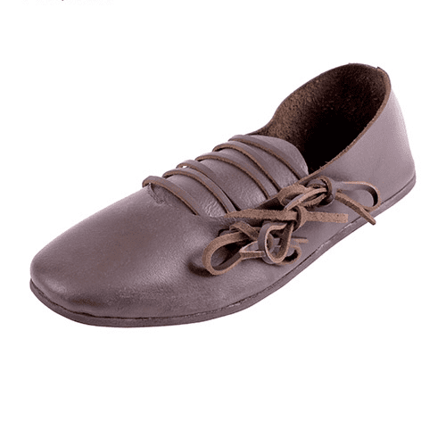 Front Laced Shoe, Late Medieval