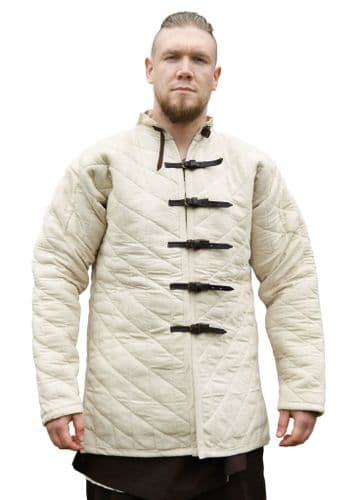 Gambeson, Front Buckle Fastening, Colour Natural