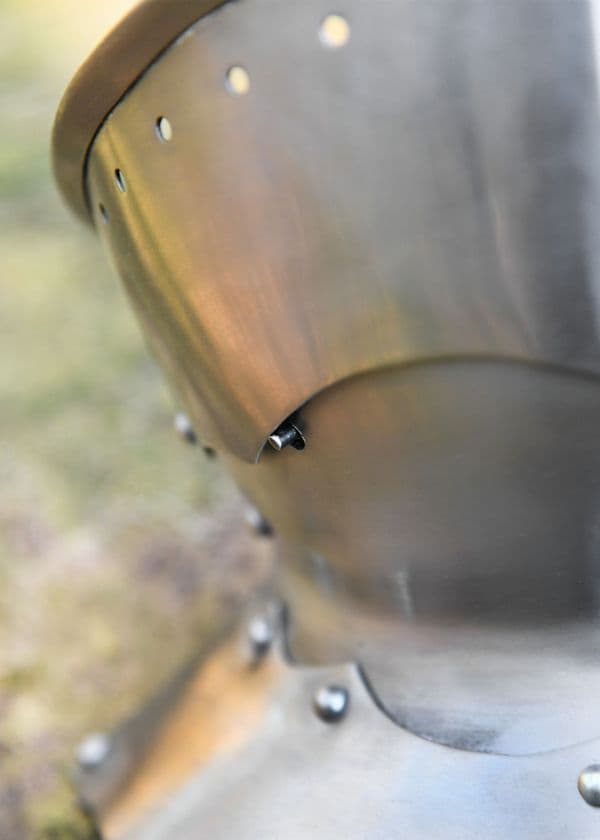 Gothic Bevor 1.2mm Steel