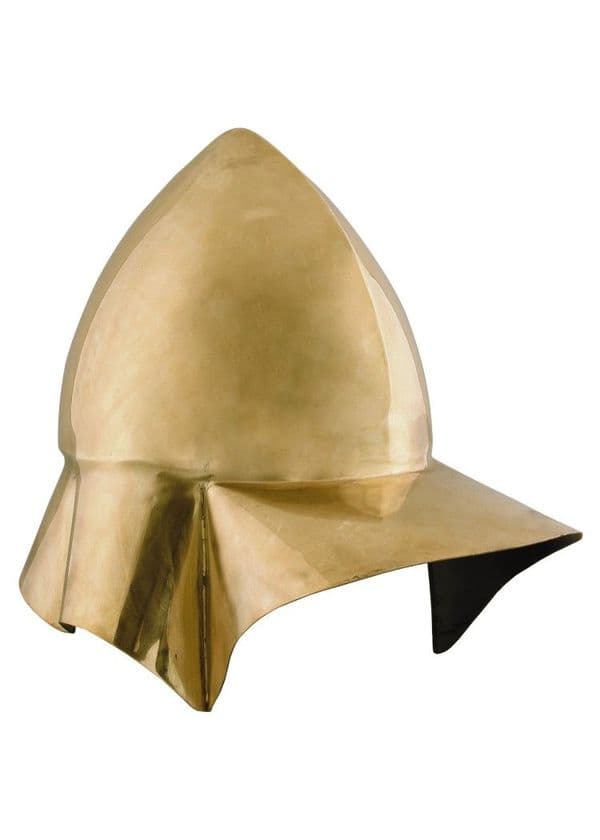 Greek Boeotian helmet Brass 4th C. BC