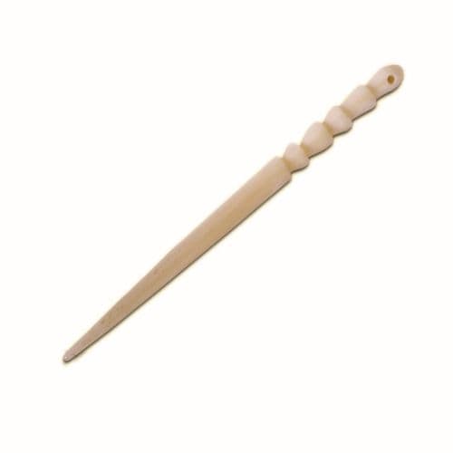 Hair Pin with Notch End - Bone