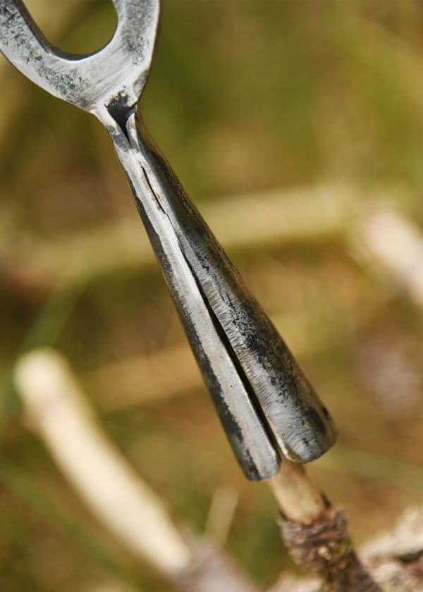 Hand-Forged Military Spearhead Fork