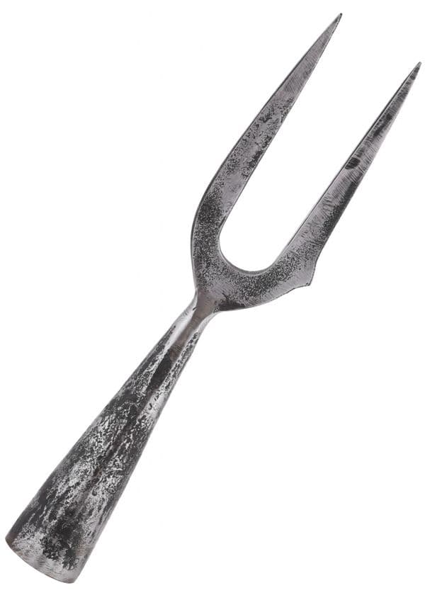 Hand-Forged Military Spearhead Fork