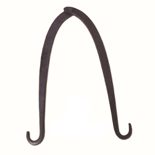 Hand Forged Pot Handle With Two Hooks