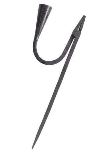 Hand Forged Rushlight Holder/ Candlestick