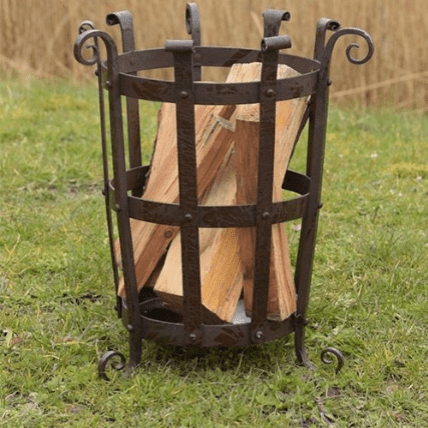 Hand Forged Small Fire Basket