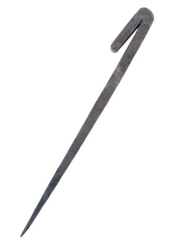 Hand Forged Tent Peg, Steel, Length 25cm
