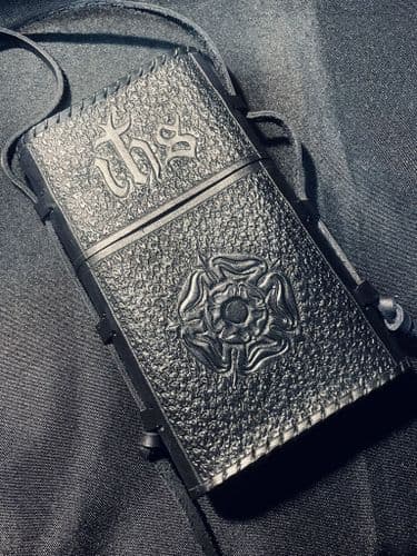 Hand Tooled Book Case