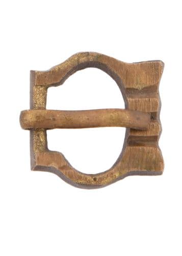 High Medieval Cast Brass Buckle  No. 13