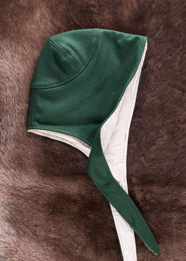 High Medieval Woollen Cap With Cotton Lining