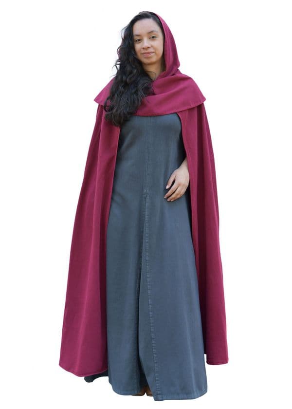 Hooded Cloak with Collar