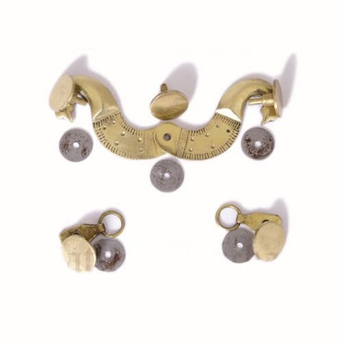 Hooks And Buttons for Lorica Hamata, Set 2 Brass
