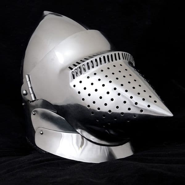 Houndskull Bascinet With Padded Liner