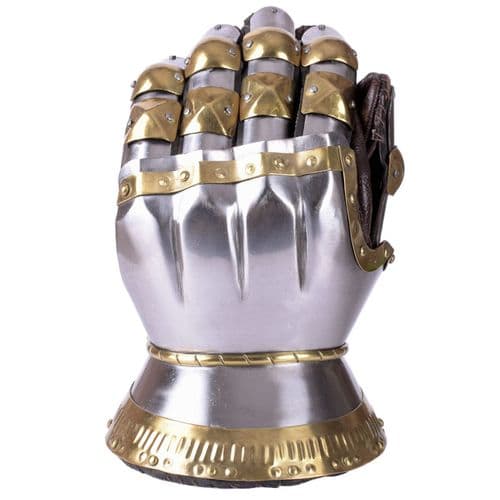 Hour Glass Gauntlets, Brass Detail, 1.6mm Steel