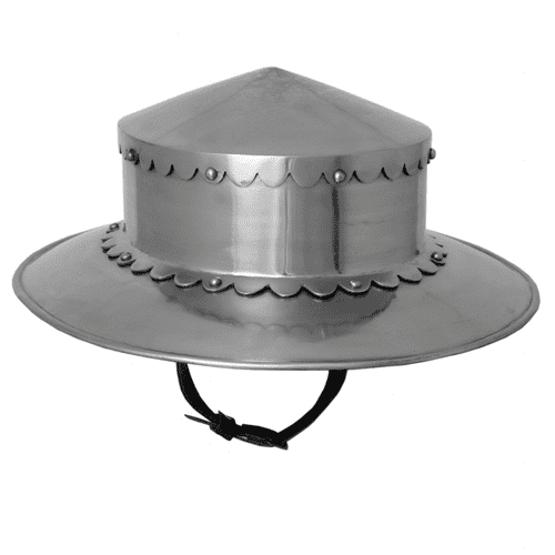 Kettle Hat Leather Inlay and Chin Strap