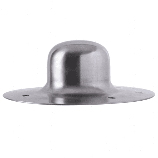 Kite Shield Boss with 4 Rivets,Small, 2mm Steel