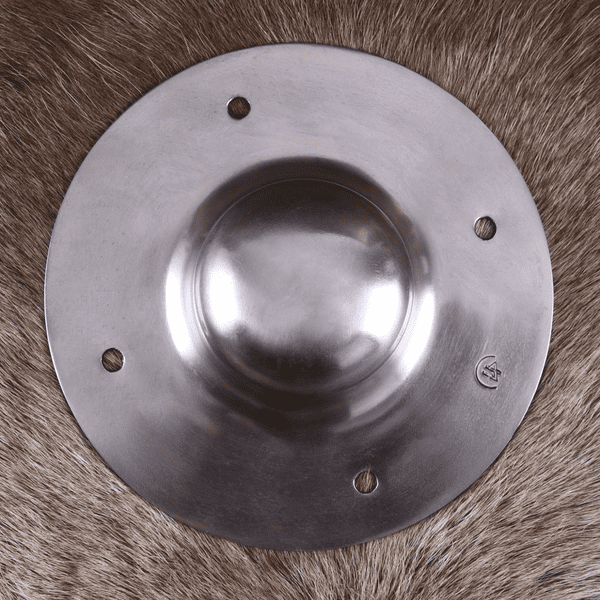 Kite Shield Boss with 4 Rivets,Small, 2mm Steel