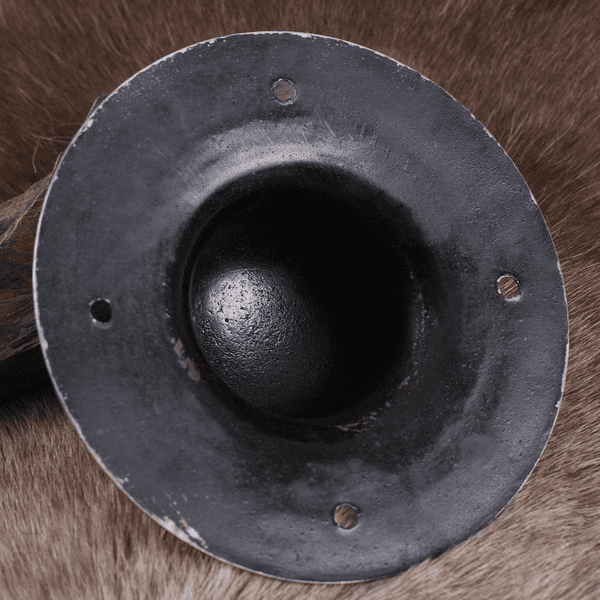 Kite Shield Boss with 4 Rivets,Small, 2mm Steel