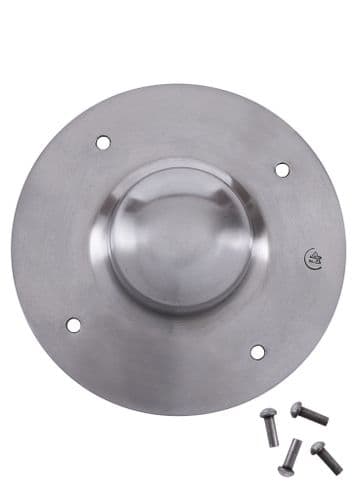 Kite Shield Boss with 4 Rivets,Small, 2mm Steel