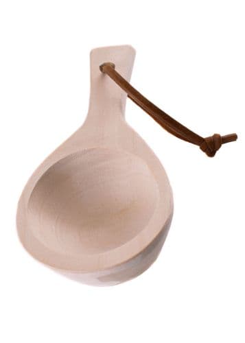 Ladle with Leather Cord