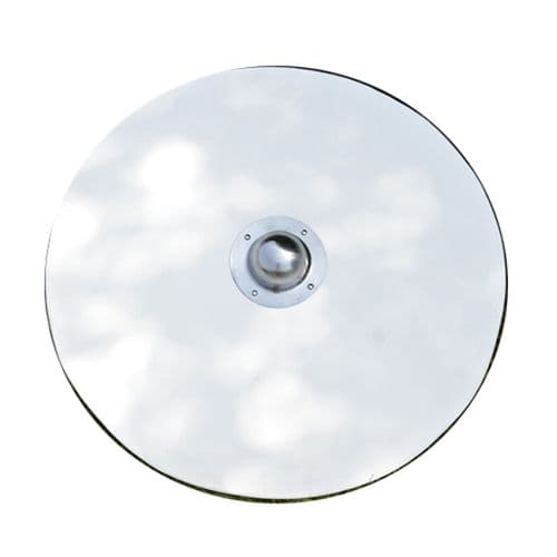 Large Blank Viking Shield Round Shield for Self Painting,Wood with Steel Boss