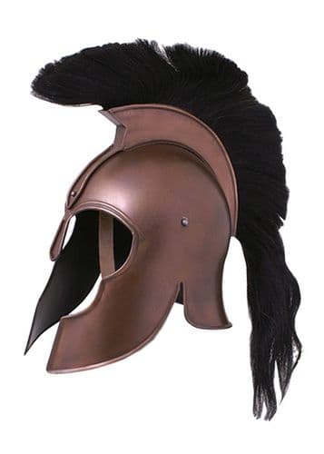 LARP Trojan War Helmet with Leather Liner 1.2mm Steel