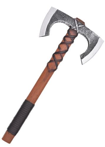 LARP Viking Double Axe , Foam Weapon, 42 cm