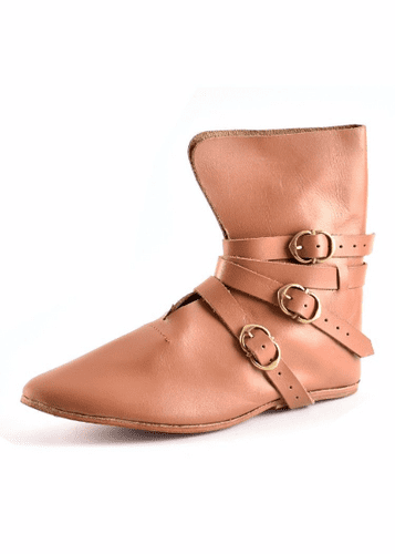 Late Medieval Boots With Buckles