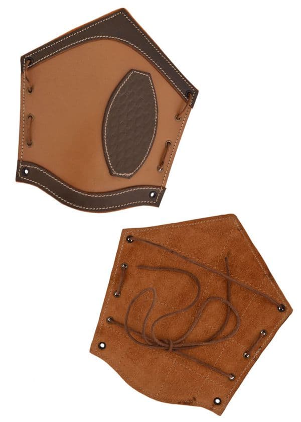 Leather Bracers with Celtic Motif (Pair)