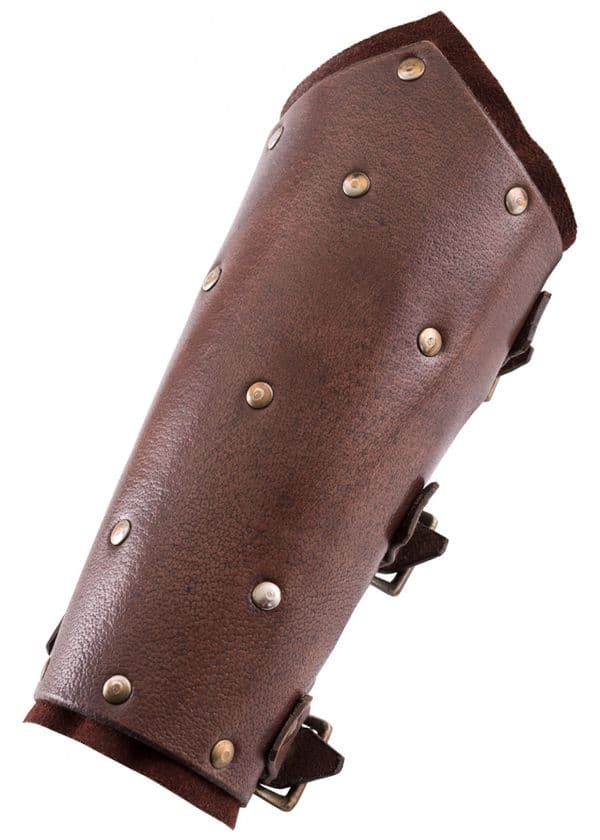 Leather Bracers with Rivets (Pair)