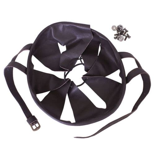 Leather Helmet Liner with Chin Strap