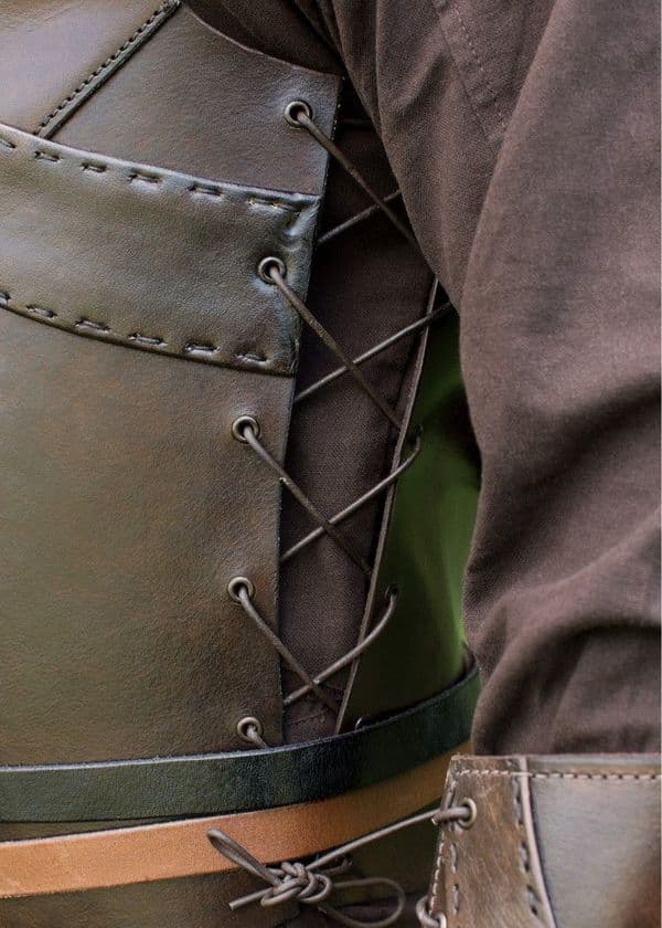 Leather Torso Armour with Cross Banding
