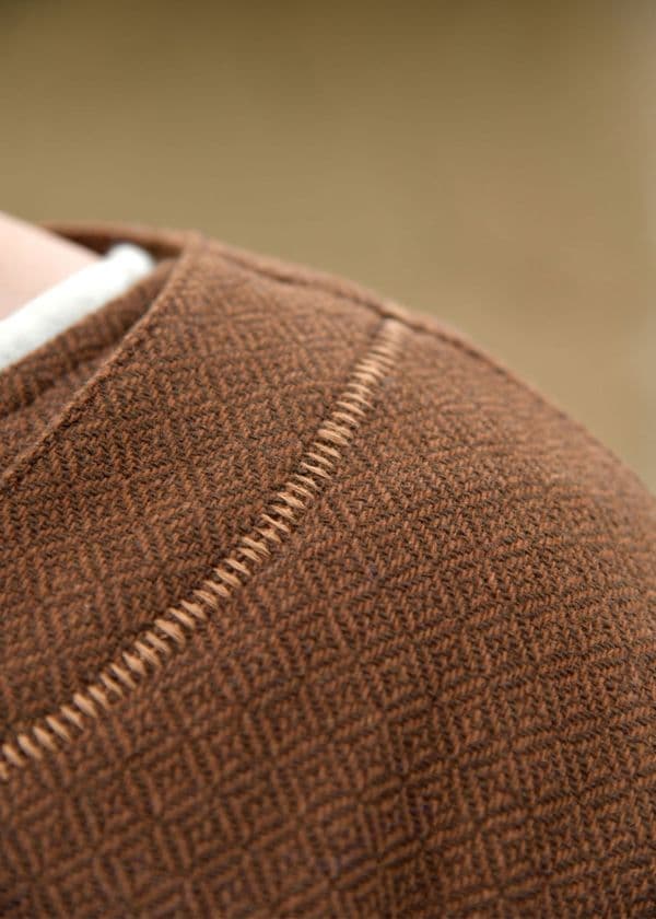 Lined Viking Coat, Diamond Twill, Wool, brown