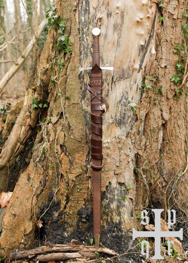 Medieval Bastard Sword with Scabbard, 15th Century