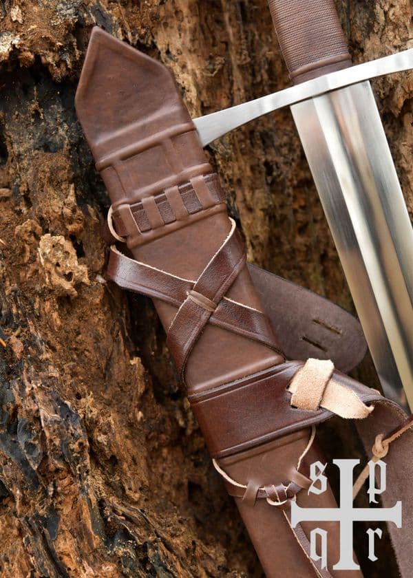 Medieval Bastard Sword with Scabbard, 15th Century